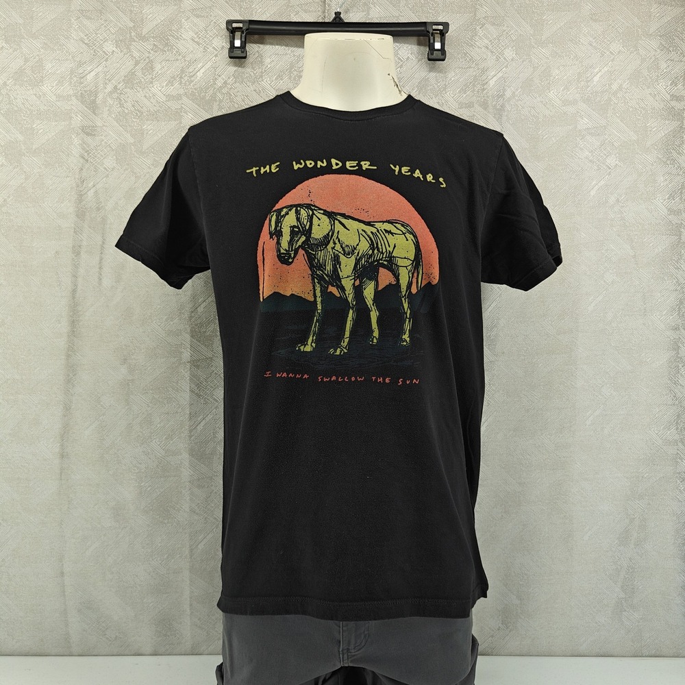 The Wonder Years Sister Cities Shirt Mens Large Black I Wanna Swallow The Sun